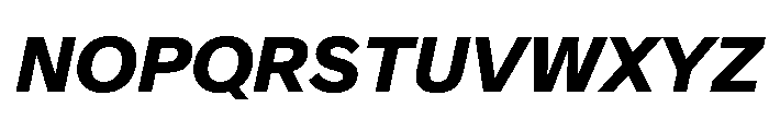 Crystal BoldItalic Font UPPERCASE