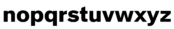 Crystal Bold Font LOWERCASE