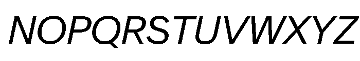 Crystal BookItalic C2480ce8 Font UPPERCASE