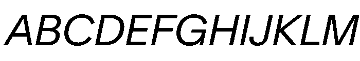 Crystal BookItalic Font UPPERCASE