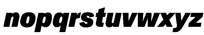Crystal CondBlackIta 404368b8 Font LOWERCASE