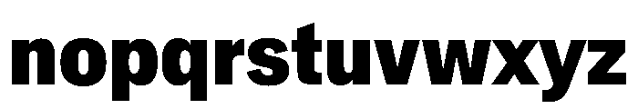 Crystal CondExtBd B65b1e45 Font LOWERCASE