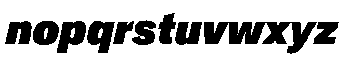 Crystal CondExtBlkIta 20d5753d Font LOWERCASE