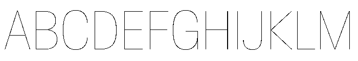 Crystal CondHairline 5532bb47 Font UPPERCASE