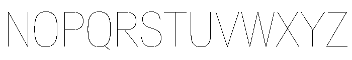 Crystal CondHairline 5532bb47 Font UPPERCASE