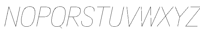 Crystal CondHairlineIta 51dfda8d Font UPPERCASE