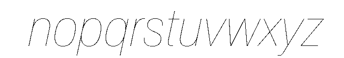 Crystal CondHairlineIta 51dfda8d Font LOWERCASE