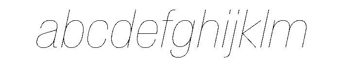 Crystal CondHairlineIta FONT