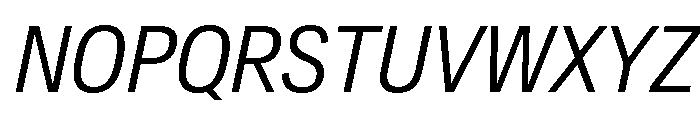 Crystal CondLightIta 0844568a Font UPPERCASE