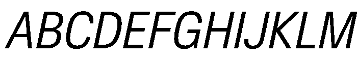 Crystal CondLightIta Font UPPERCASE