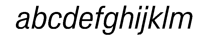 Crystal CondLightIta FONT