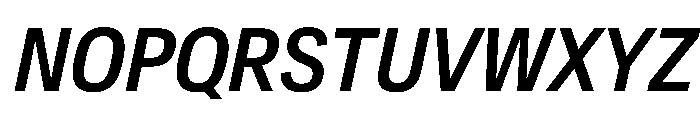 Crystal CondMedIta Font UPPERCASE