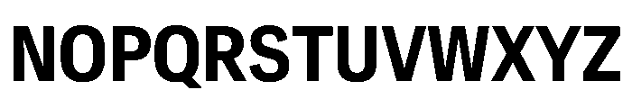 Crystal CondSemBd Font UPPERCASE