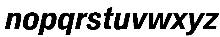 Crystal CondSemBdIta 5548ef78 Font LOWERCASE