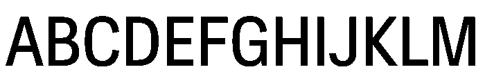 Crystal Condensed Font UPPERCASE
