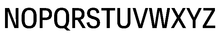 Crystal Condensed Font UPPERCASE