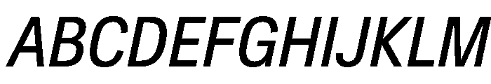 Crystal CondensedItalic 0424cf05 Font UPPERCASE