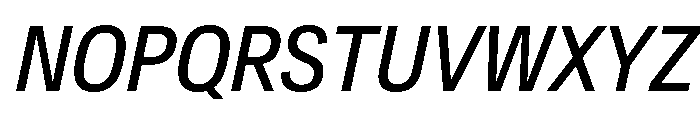 Crystal CondensedItalic 0424cf05 Font UPPERCASE