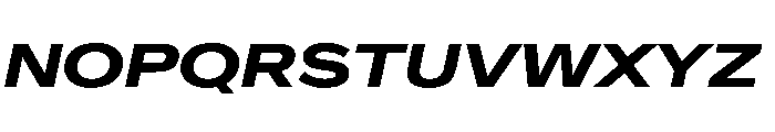 Crystal ExpBoldIta Font UPPERCASE