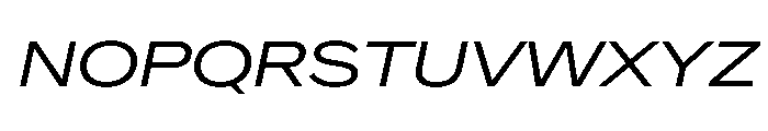 Crystal ExpBookIta Font UPPERCASE