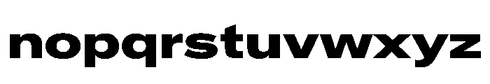 Crystal ExpExtBd Font LOWERCASE