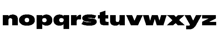 Crystal ExpExtBlk Font LOWERCASE