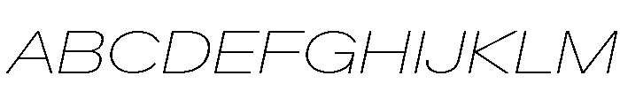 Crystal ExpThinIta 7d6ff74e Font UPPERCASE