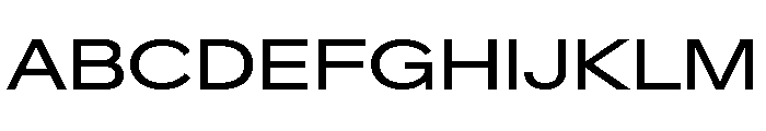 Crystal Expanded 518c136f Font UPPERCASE