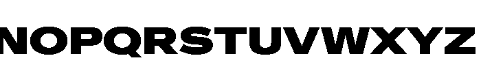 Crystal ExpandedBlack Font UPPERCASE