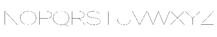 Crystal ExpandedHairline Font UPPERCASE