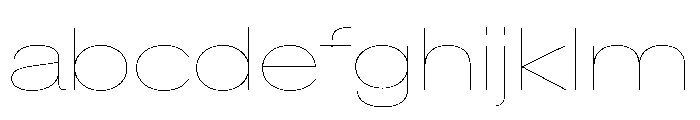 Crystal ExpandedHairline FONT