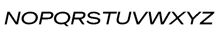 Crystal ExpandedItalic 389e09e1 Font UPPERCASE