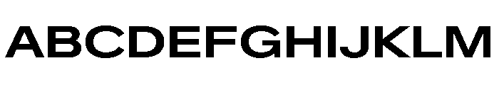 Crystal ExpandedSemiBold 9865fec0 Font UPPERCASE