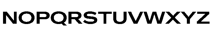 Crystal ExpandedSemiBold 9865fec0 Font UPPERCASE