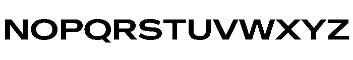 Crystal ExpandedSemiBold Font UPPERCASE