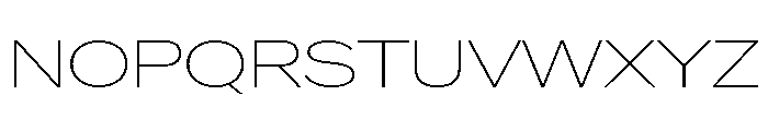 Crystal ExpandedThin 7cfde4e1 Font UPPERCASE