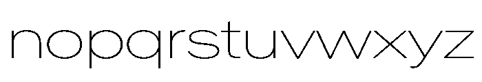 Crystal ExpandedThin 7cfde4e1 Font LOWERCASE