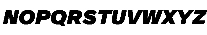 Crystal ExtraBlackItalic 1eed9894 Font UPPERCASE