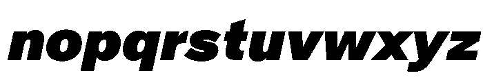 Crystal ExtraBlackItalic 1eed9894 Font LOWERCASE