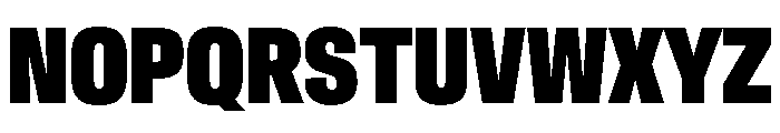 Crystal ExtraCondBlack 7442da00 Font UPPERCASE