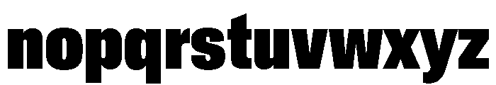 Crystal ExtraCondBlack 7442da00 Font LOWERCASE