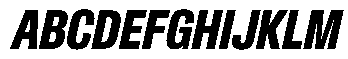Crystal ExtraCondBoldIta Cbf3d02d Font UPPERCASE