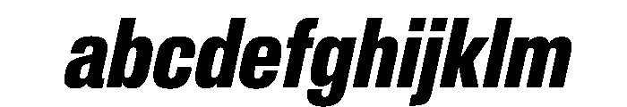 Crystal ExtraCondBoldIta FONT
