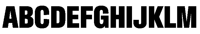 Crystal ExtraCondExtBd E432df20 Font UPPERCASE