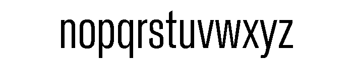Crystal ExtraCondLight 0cf5eb08 Font LOWERCASE