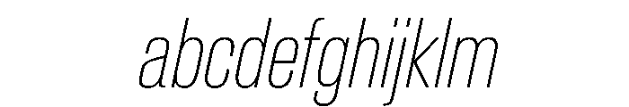 Crystal ExtraCondThinIta FONT