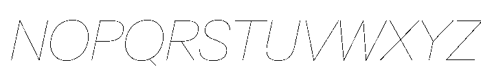 Crystal HairlineItalic 9248d83e Font UPPERCASE