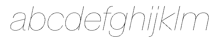 Crystal HairlineItalic 9248d83e FONT