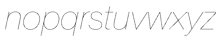 Crystal HairlineItalic 9248d83e Font LOWERCASE