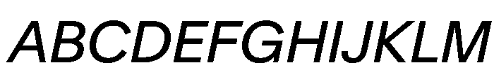 Crystal Italic Font UPPERCASE